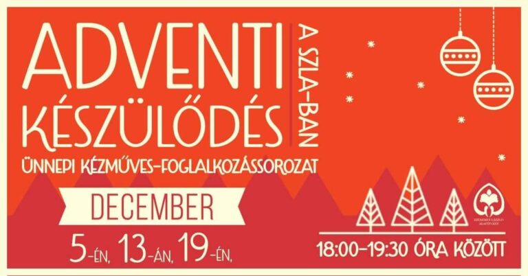 Adventi készülődés a SZLA-ban