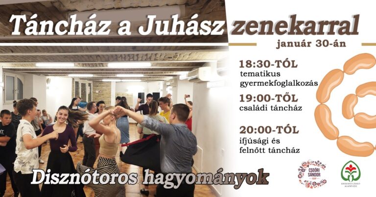 Táncház a Juhász zenekarral – Disznótoros hagyományok