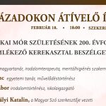 Az évszázadokon átívelő íróikon — Jókai 200 – kerekasztal beszélgetés (2025.02.18.)