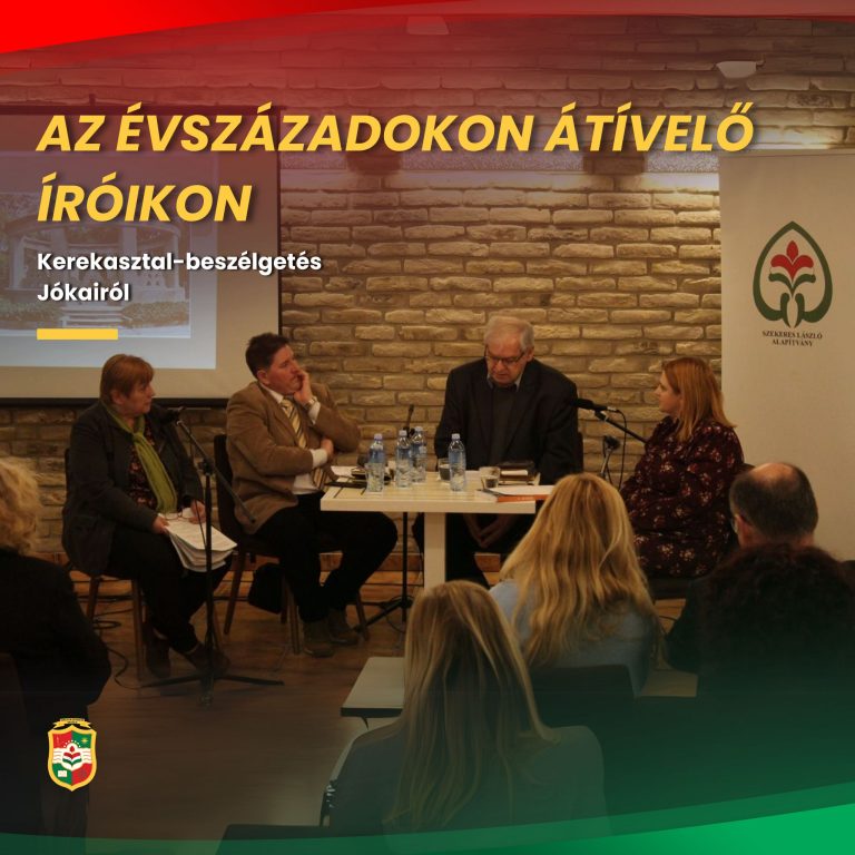 Az évszázadokon átívelő íróikon — Jókai 200 – kerekasztal beszélgetés (2025.02.18.)